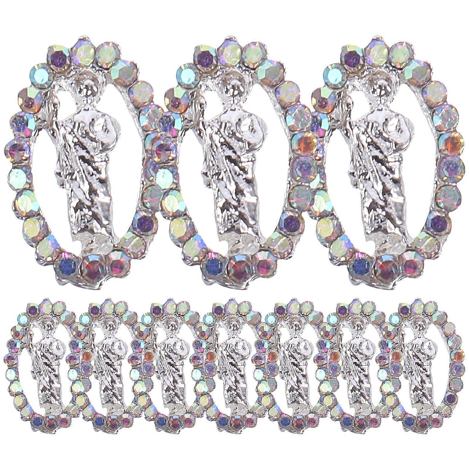 12 Pcs Jesus Nail Charms Decorative Manicure Nail Charms for Stylish Decoration