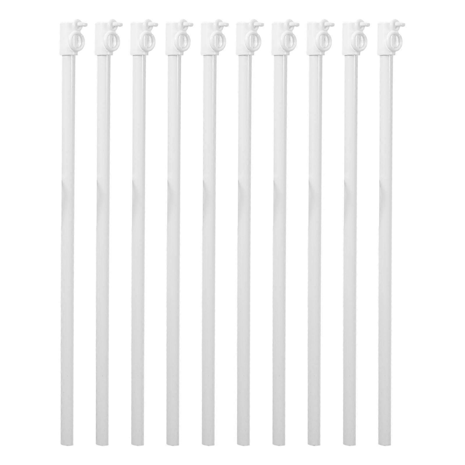 White ABS Lantern Hanging Sticks for Paper Lantern DIY Decor 10pcs Portable and Durable