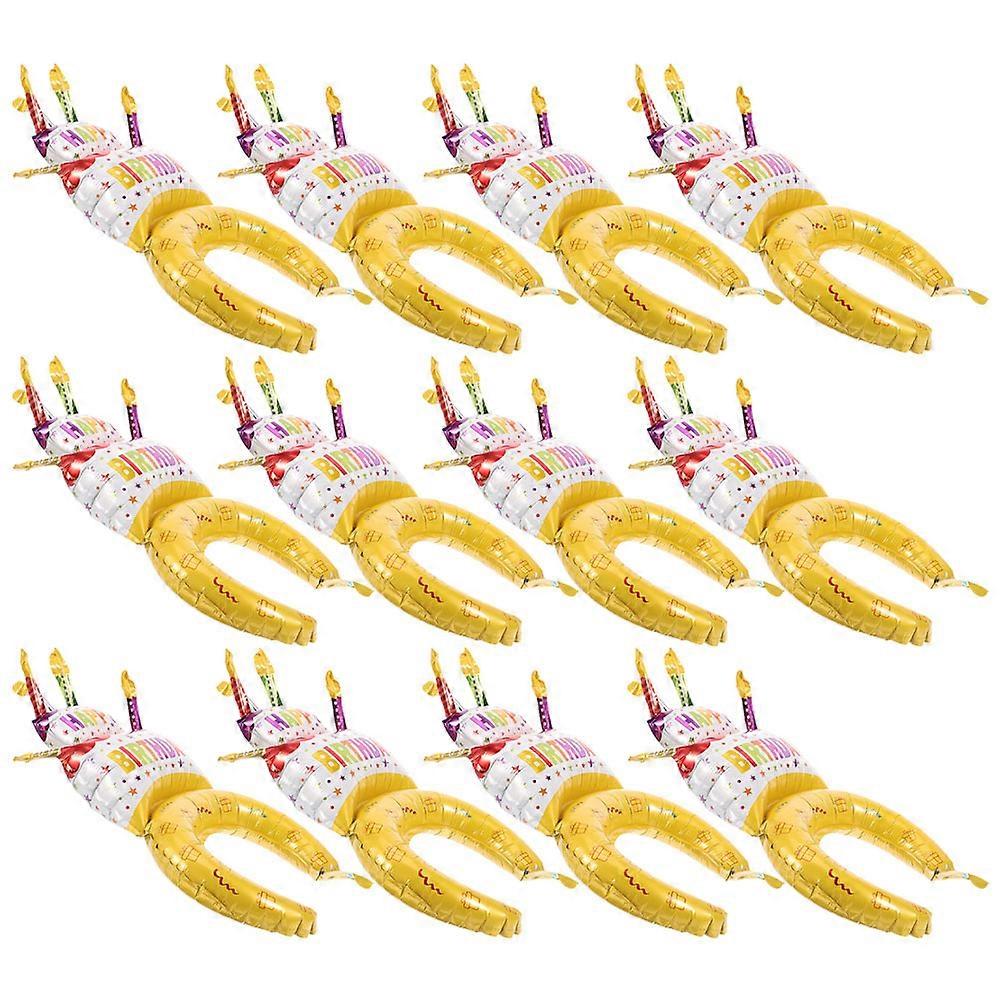 Birthday Theme Headbands 20Pcs For Girls Birthday Parties Happy Birthday Decor Round Shape Versatile Usage