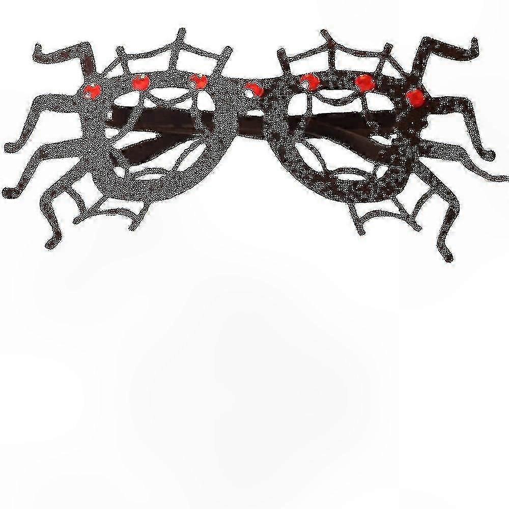 مجموعة نظارات زخرفية لعيد الهالوين - شبح ، يقطين ، تصميم العنكبوت لجو الحفلة