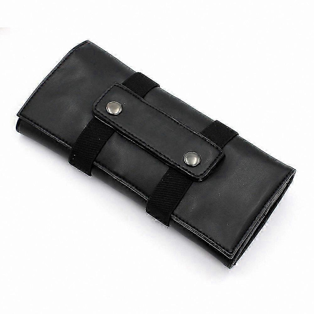 Professional Hairdressing Scissor Pouch Organizer Bag for Salon Tools, Roll-Up Storage Case with Multiple Slots