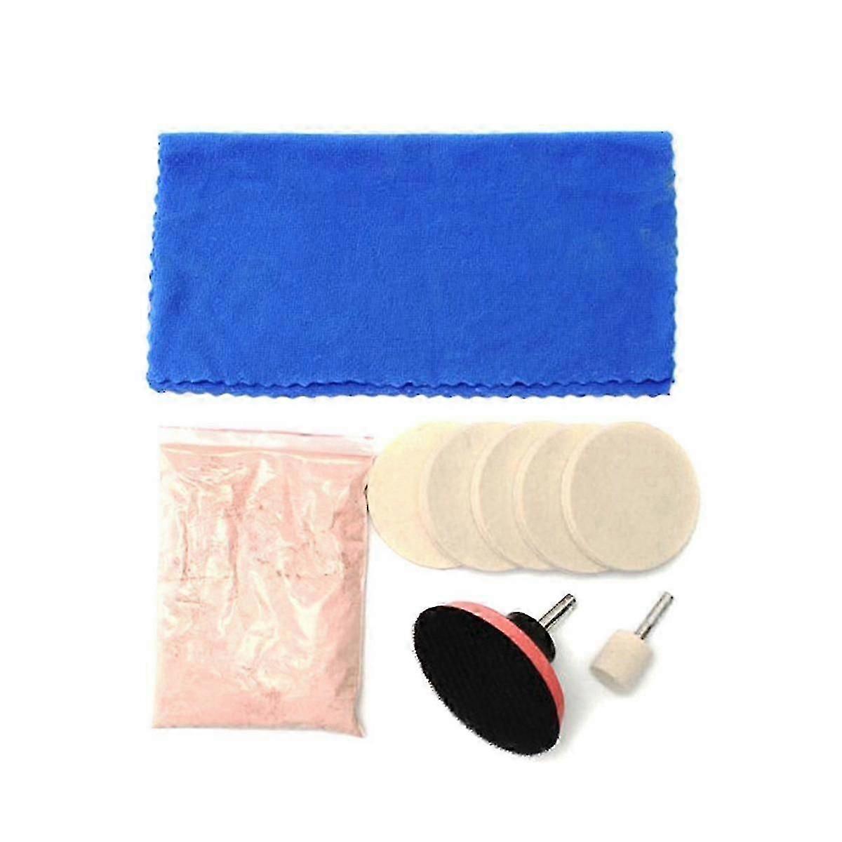 Car Windscreen Polishing Kit Polishing Powder Kit for Car Window Scratch Repair Tool Windscreen Scr