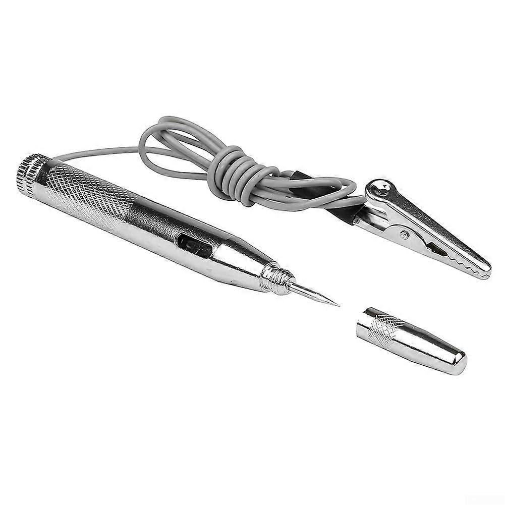 Car Truck Voltage Tester Crocodile Clip, Circuit Tester Screwdriver, Automotive Fuse And Wiring Check, Silver 10.5 cm