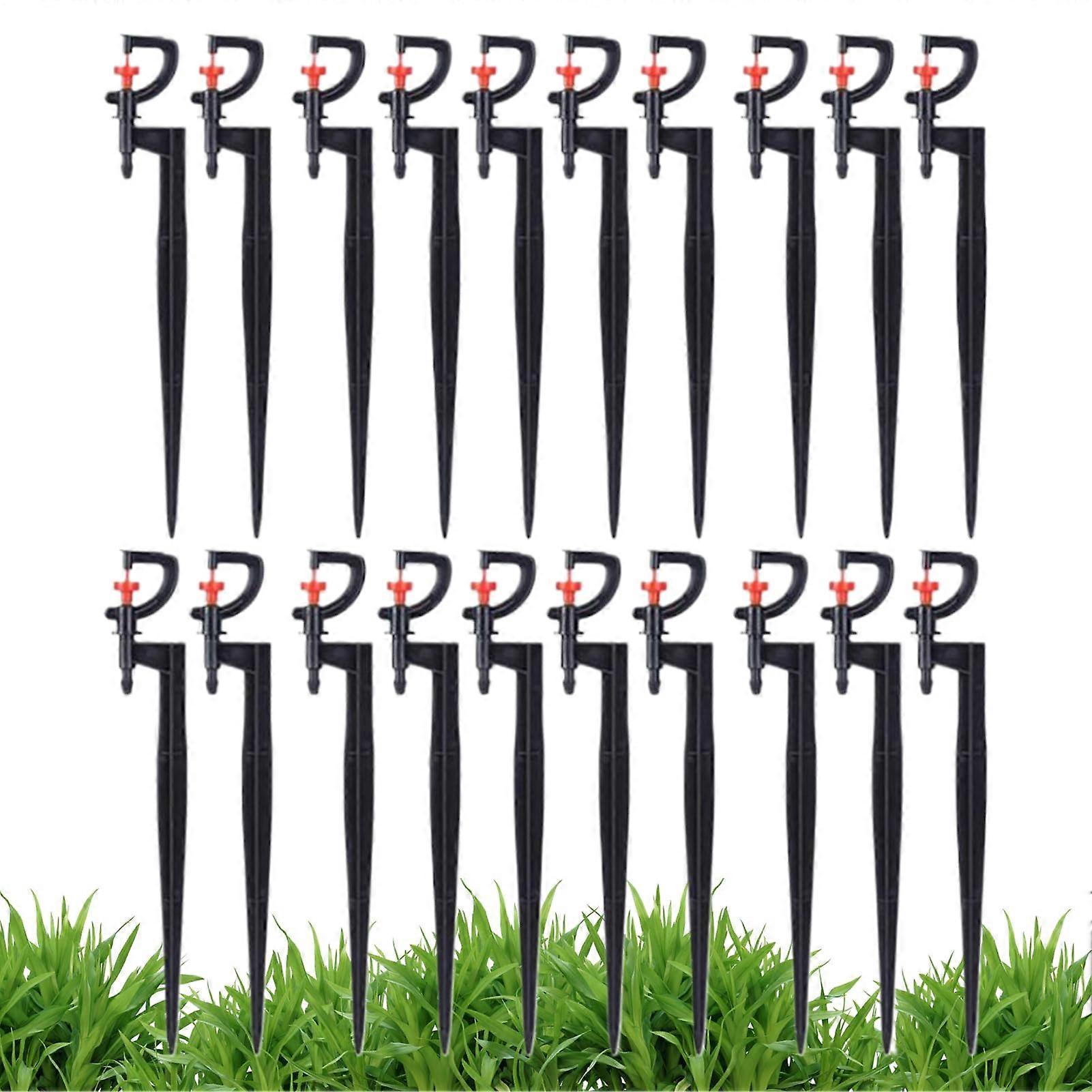 Sprinkler Head 20 Pack, Adjustable Lawn Sprinkler Heads for Large Area Coverage, Garden Watering Nozzle for Lawns and Orchards