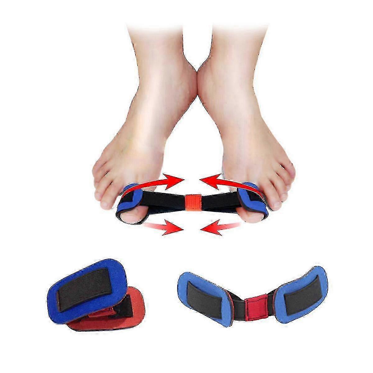 Toe Stretcher for Bunion, Hallux Valgus, and Big Toe Alignment - Strap Spacer, Tension Exercise Band, Stretchy Splint, Pain Relief