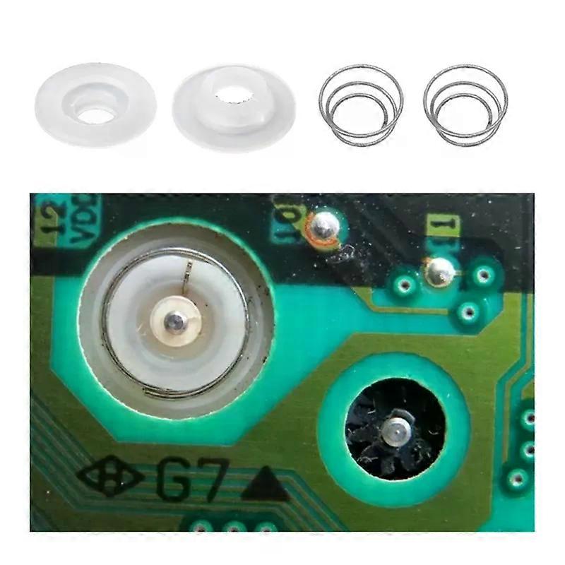 2 sets For Panasonic RQ-SX 32/35/40/41/43/45/50/52/53/55/56/57/60/65 Tape Recorder movement idle tire R Cap spring assembly