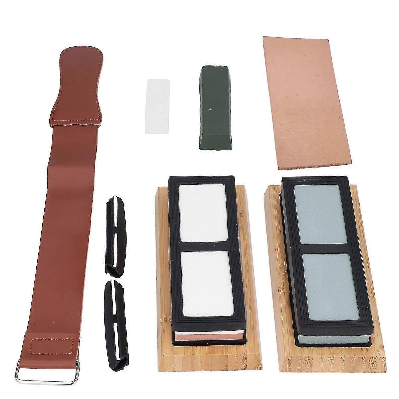 14Pcs/Set Whetstone Sharpening Stone Kit 400/1000 3000/8000 Whetstone Professional Knife Sharpening Stone Set