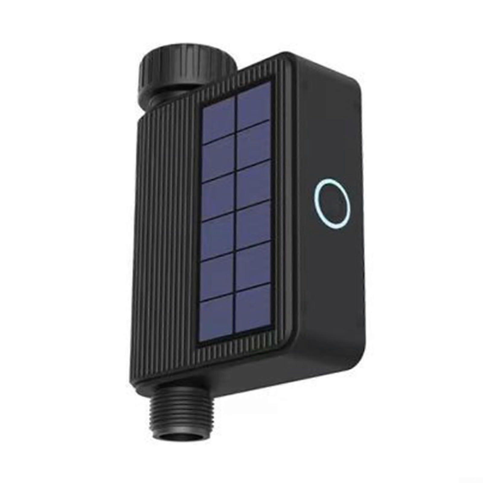 Water Timers For Irrigation Solar Powered WiFi Timer Remote Control Water Valve Flow Recorder For Sprinkler System