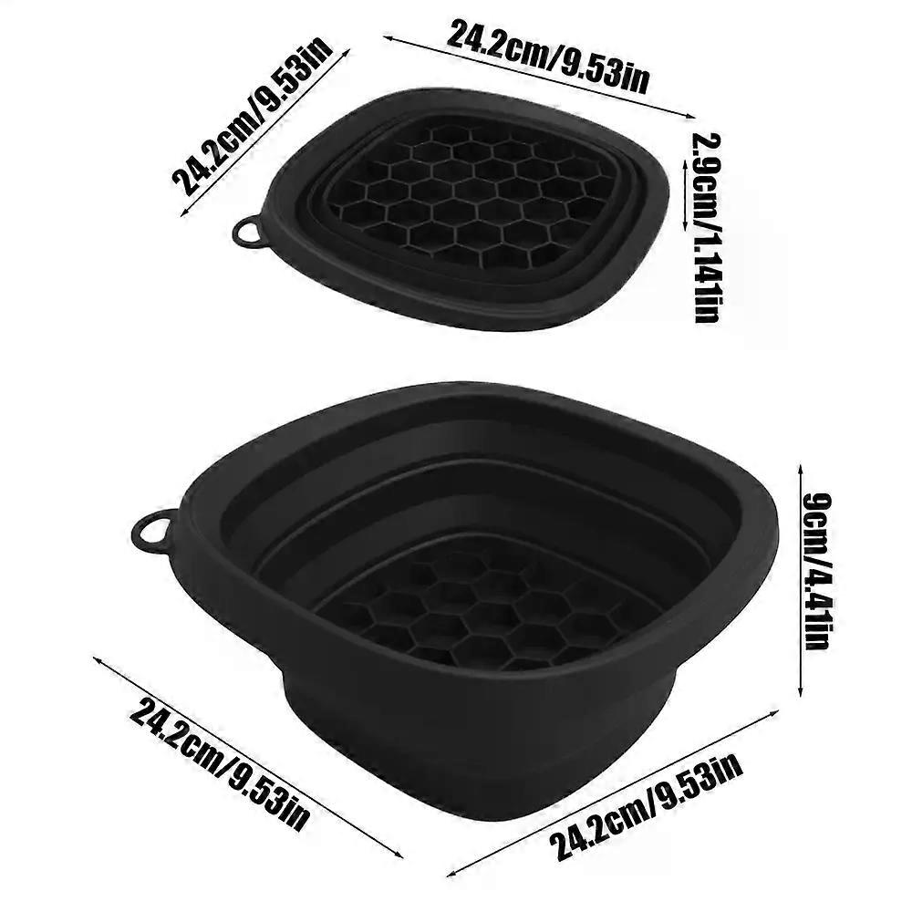 Face Ice Bath Bowl Face Basin Silicone Reusable Foldable Summer Cooling Washing Basin with Cube Tray for Skin Care Spa Tool