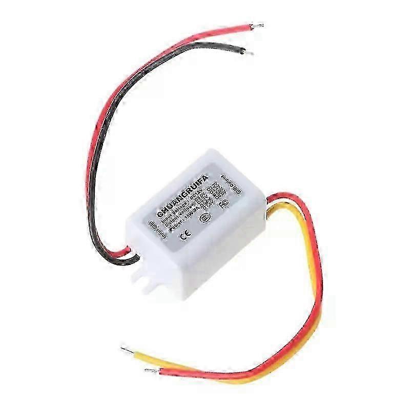 New 1pc Waterproof Fit For  Dc Converter 12V Step Down to 6V 3A 15W...
