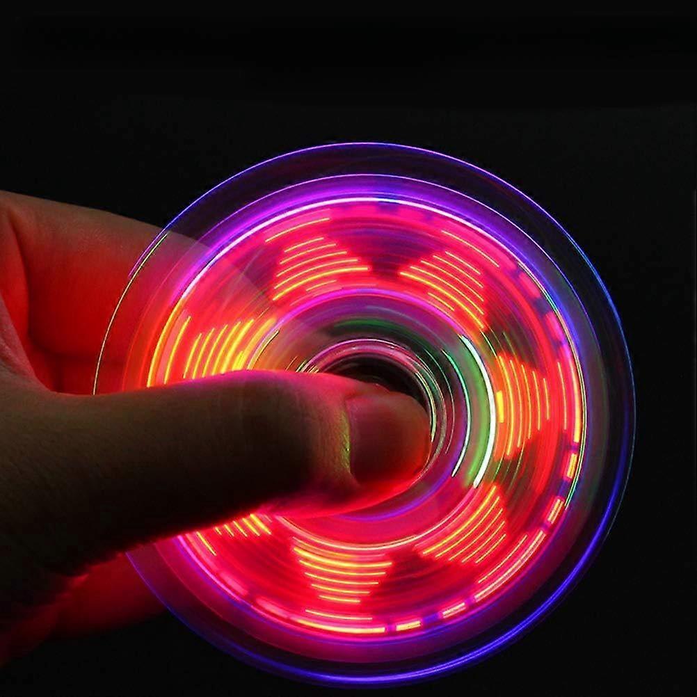 Anti Stress Release LED Light Up Fidget Finger Toy ABS Material 70 X 13 Mm Colorful For All Ages Relaxation