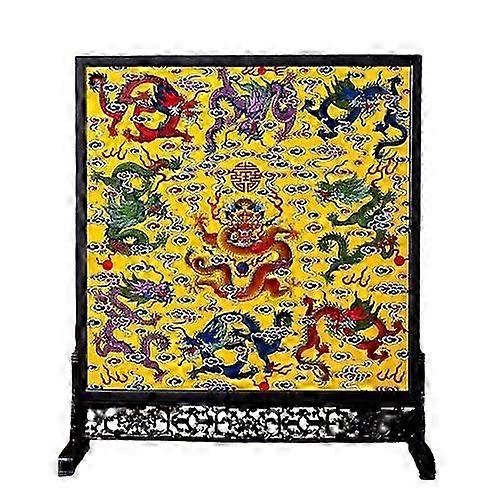 Decorative Trays-Dragon Dynasty-Nine Dragons Plate