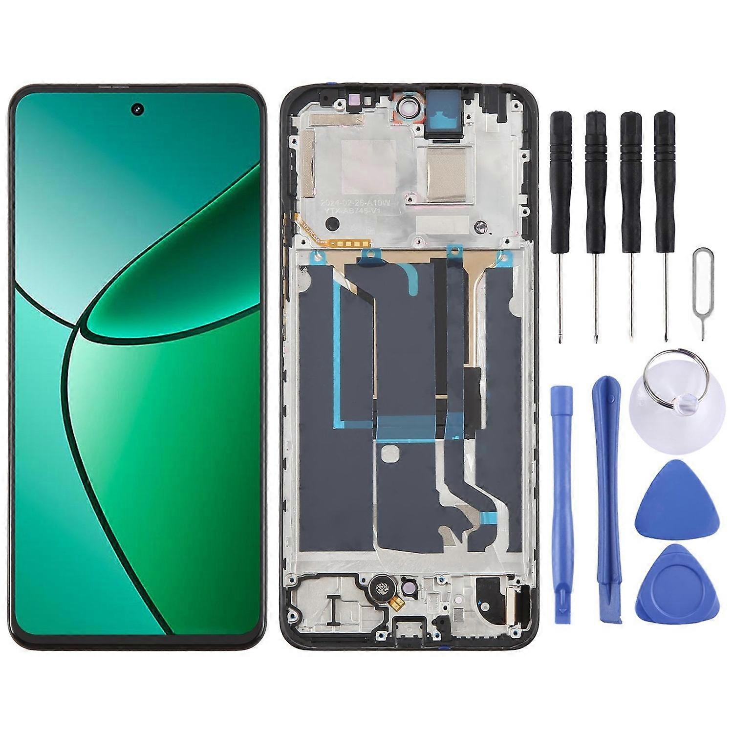 OLED Screen with Frame For Realme 12+ 5G RMX3867