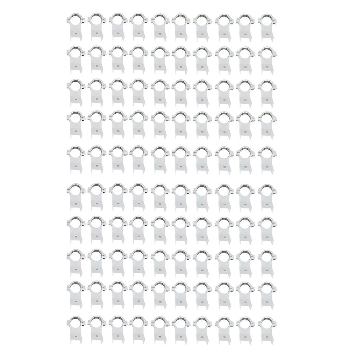 100pcs KU Band LNB Holder for Satellite Dishes 20mm Plastic Bracket Weatherproof for Multiple Dish Sizes