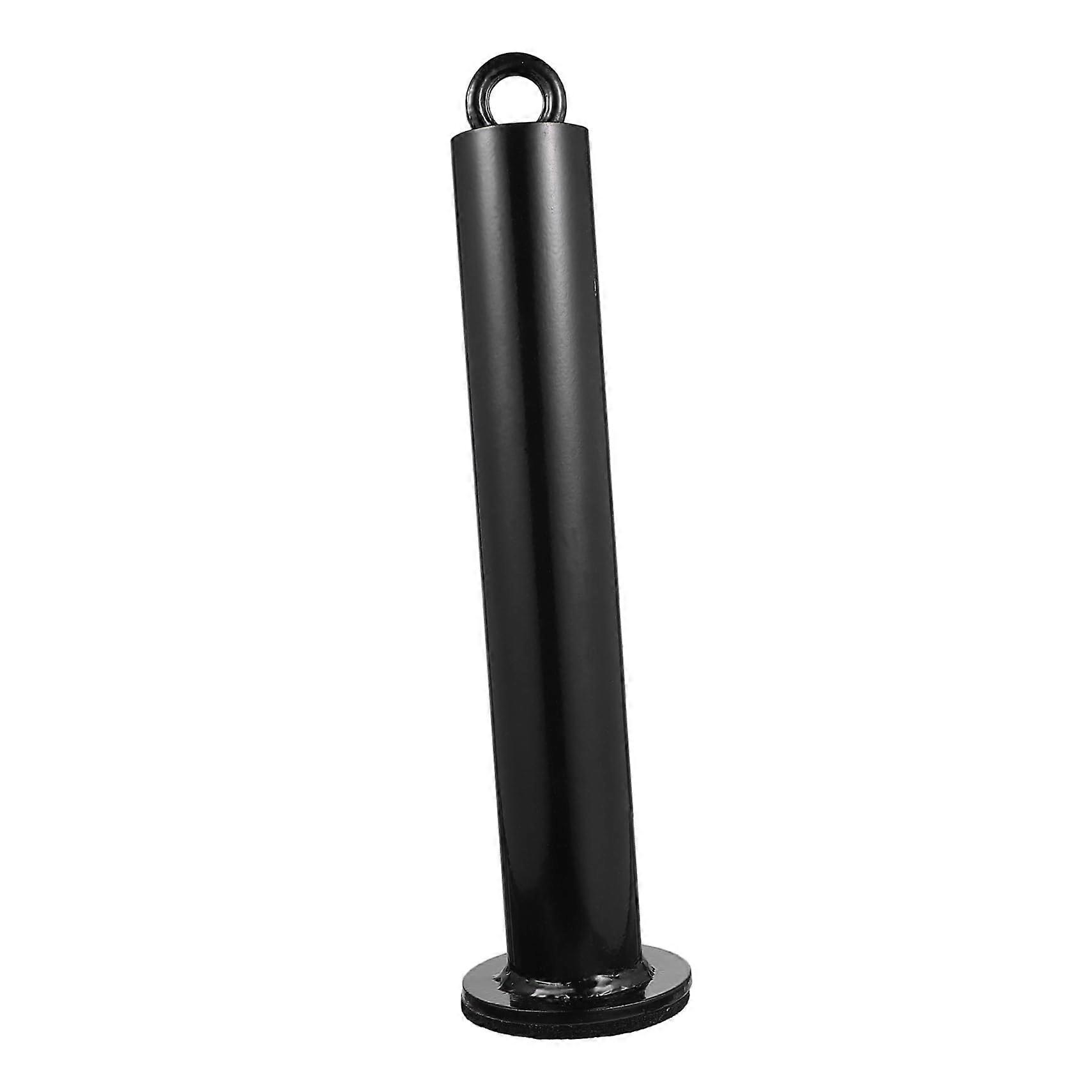 Weighted Plate Holder For Cable Pulley Systems Steel Load Tray 33.5X8X5 CM Black Lat Pulldown Mag Grip Loading Pin