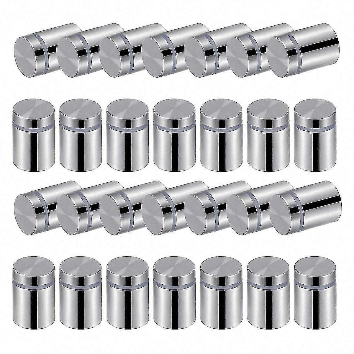 40 pcs clous d’entretoise d’enseigne en verre, vis de support d’enseigne, vis d’entretoise pour la signalisation