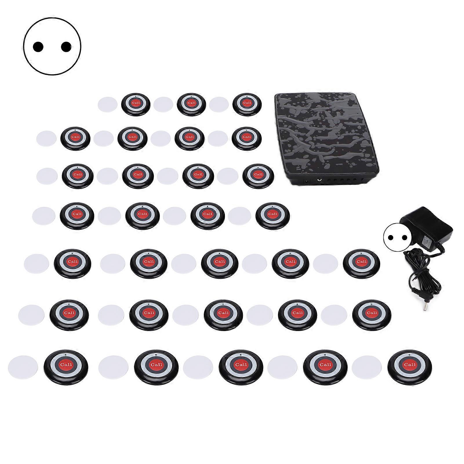 Wireless Calling System 10Pcs Call Buttons Durable Portable Adjustable Patient Pager 110-240V