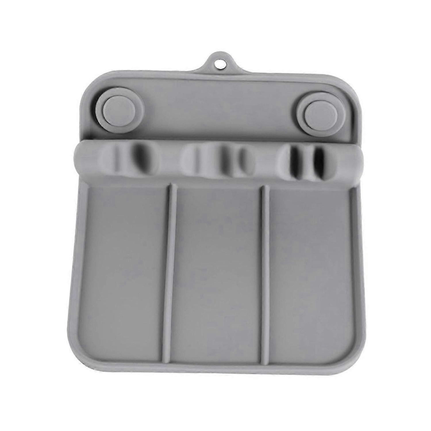 Silicone Tableware Rack, Silicone Utensil Rest with Drip Pad, 1Pcs