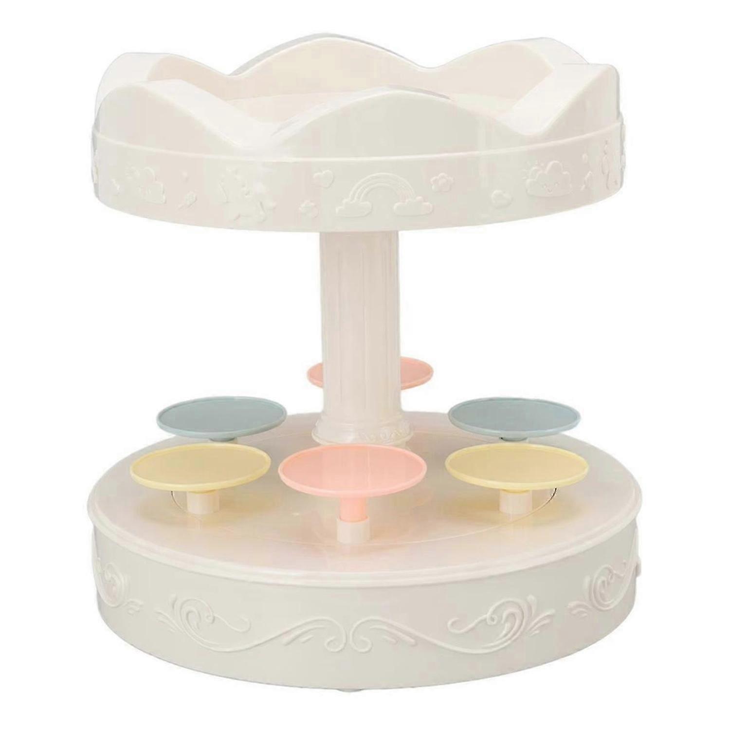 360 Degree Automatic Rotating Dessert Table Rotary Sushi Machine Cupcakes Macarons Turntable Display Birthday Machine