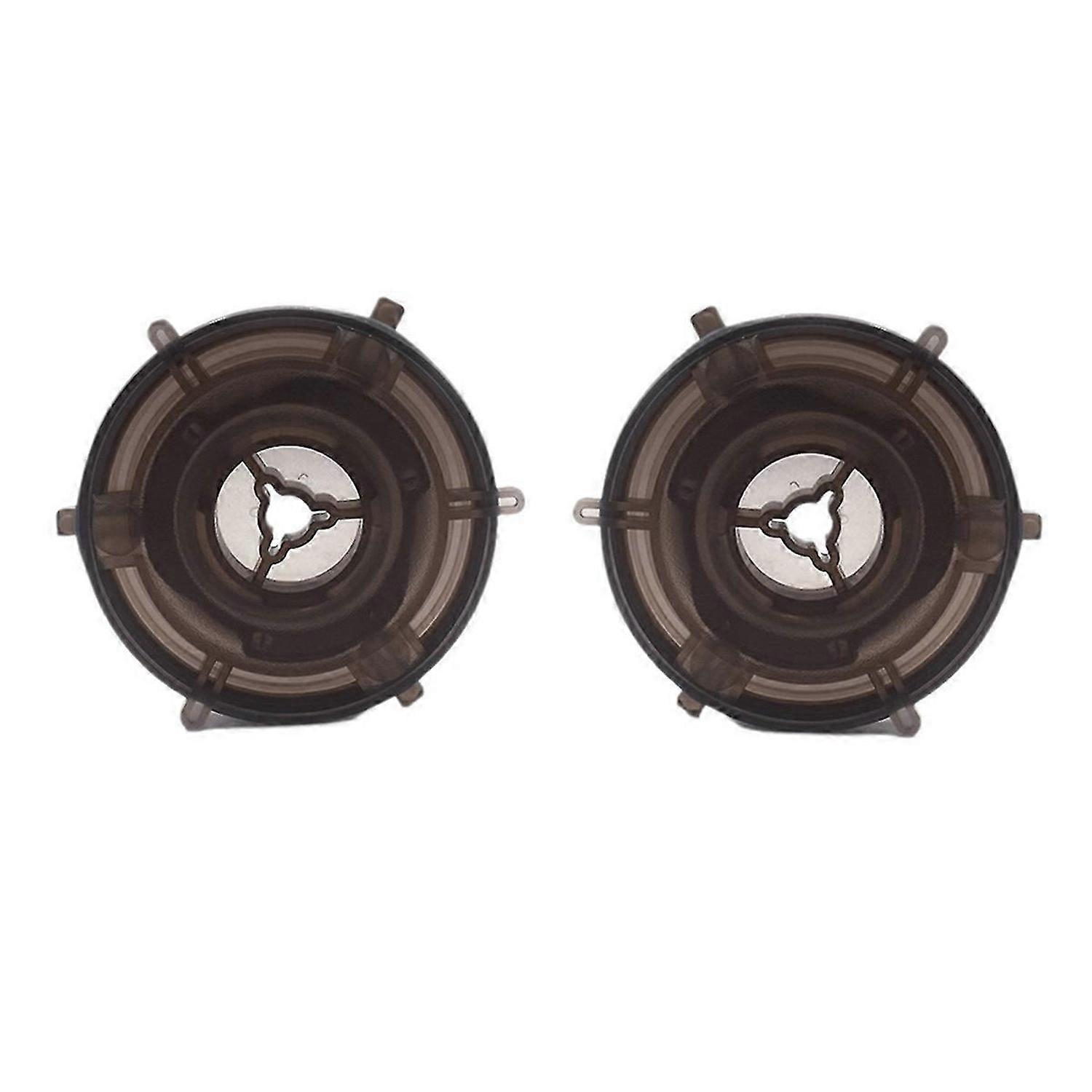 1 Pair Transparent Nab Hub Adapters for Reel to Reel Tape Recorder