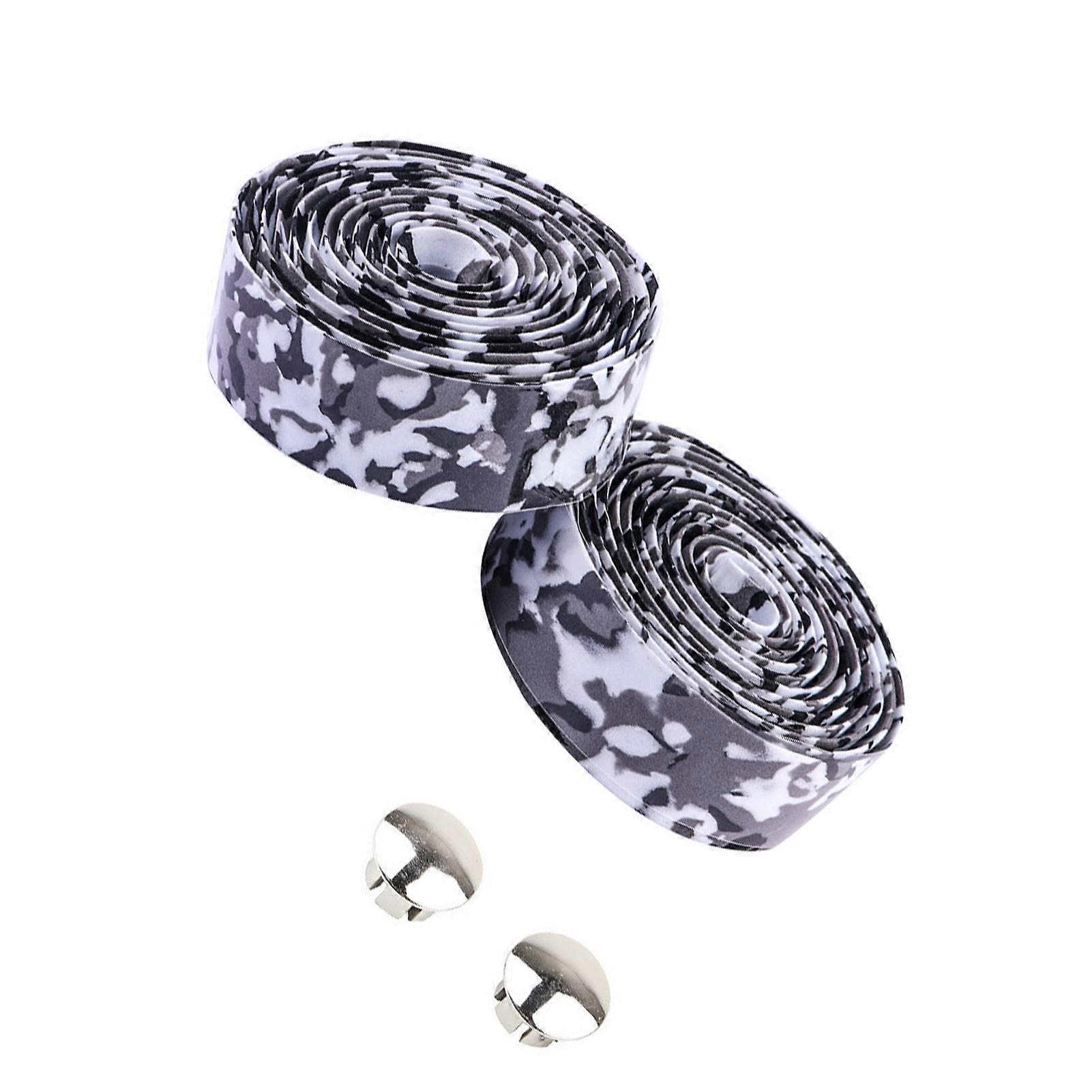 2pcs/set High Density Bike Handlebar Tape With Excellent Shock Absorption Bicycle Handlebar Tape