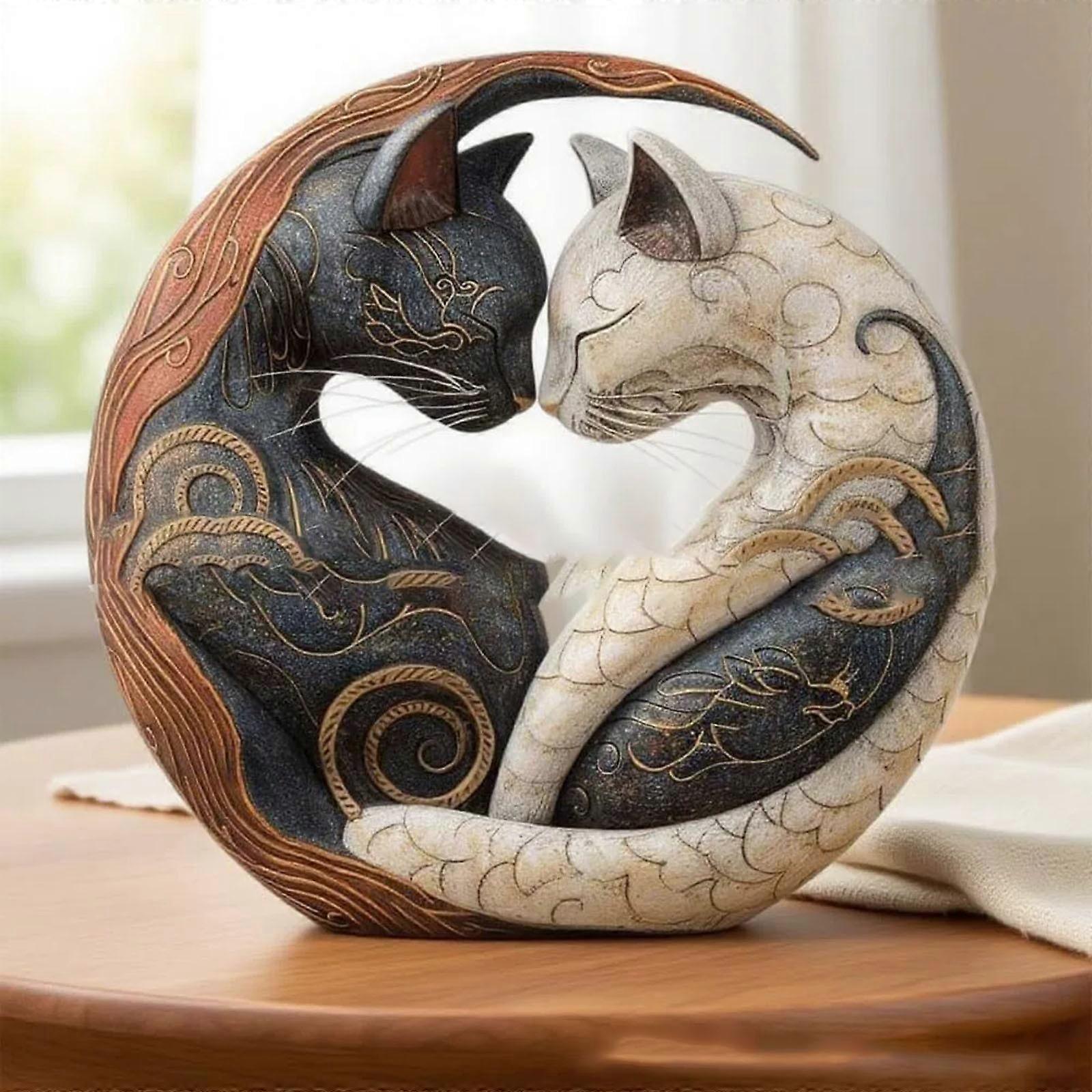 Yin Yang Art Desk Decor WUD5277