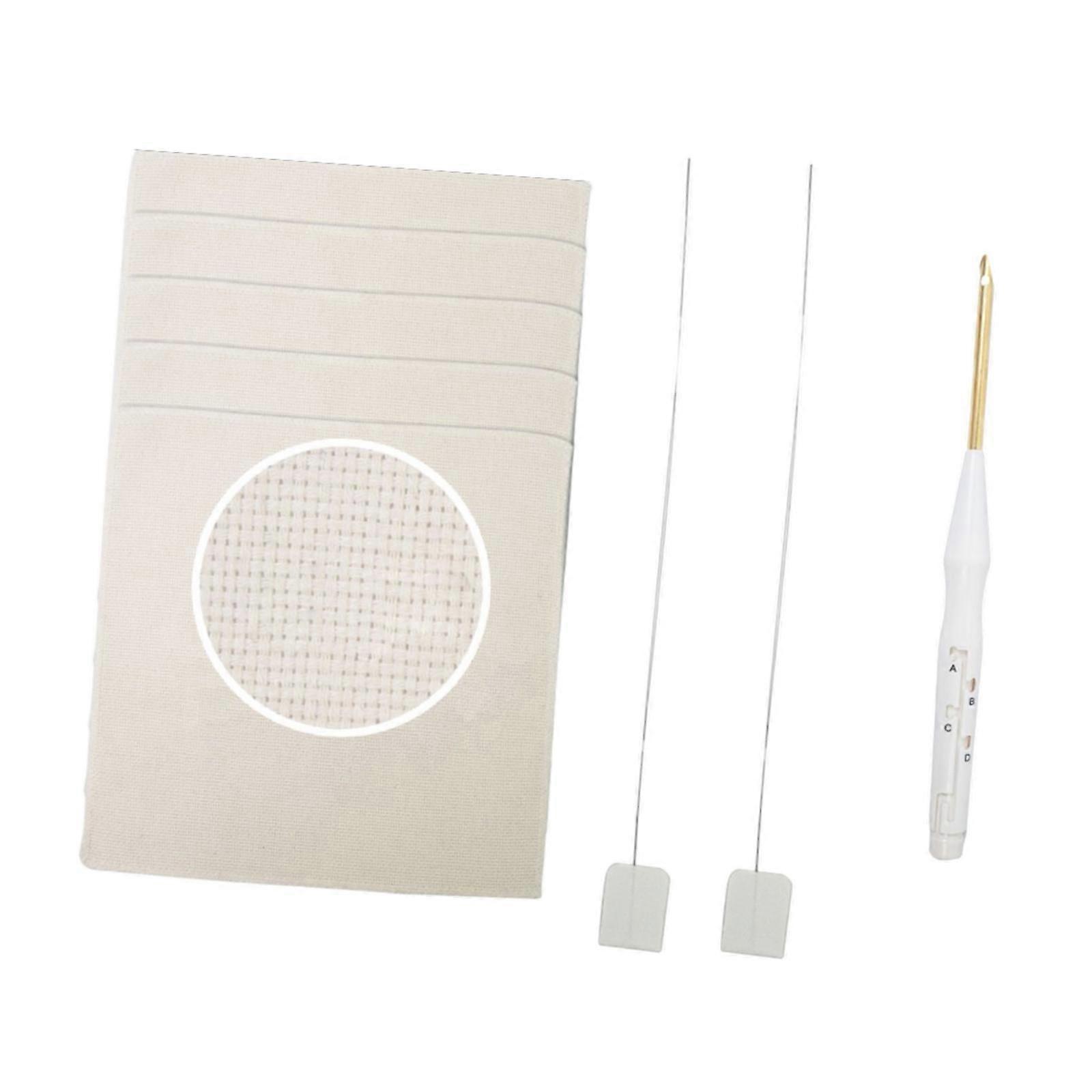 Embroidery Punch Needle Craft Tool Needlework for Embroidery Floss Beginners