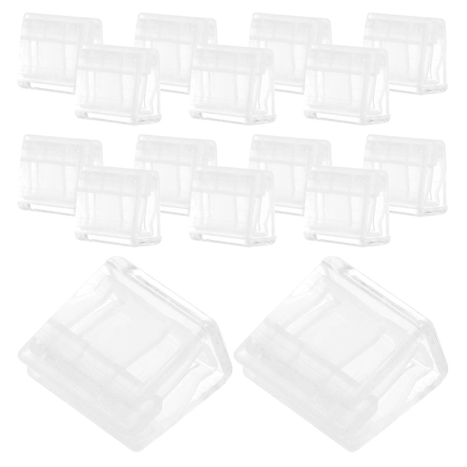 Transparent Plastic Paper Clips for Document Holding 100Pcs