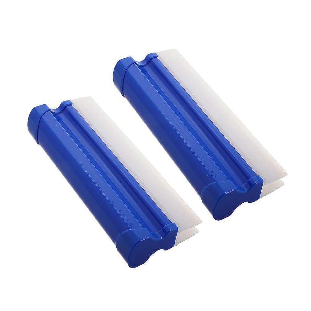 Car Window for Glass Cleaning with 4Pcs Portable Blue Squeegees