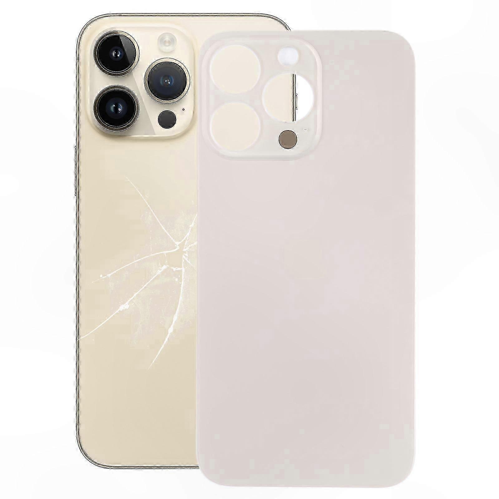 Stylish Replacement Glass Back Cover for  14 Pro Battery - Easy Installation