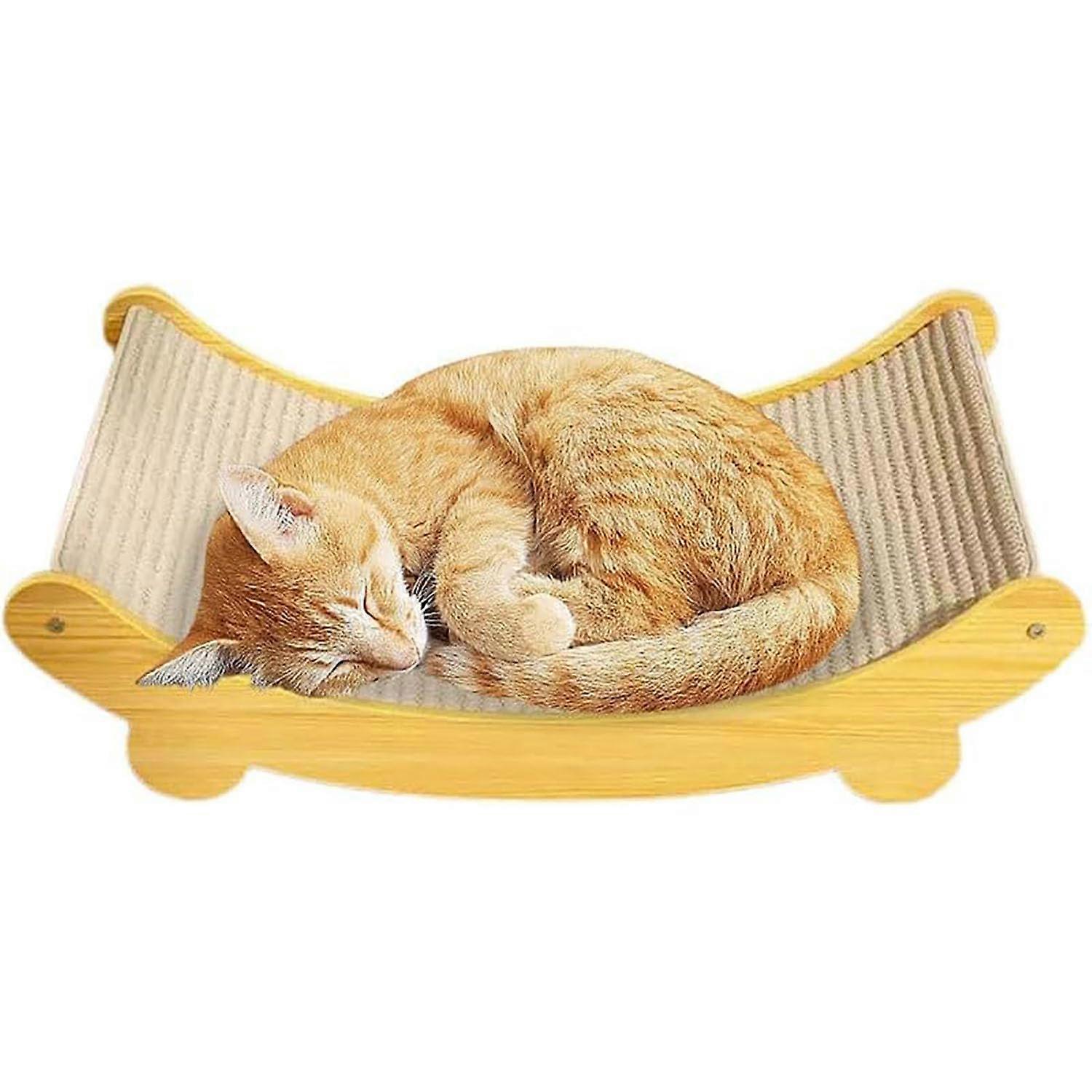 Cat Scratching Board 39 x 32 cm, Sisal Scratching Mat and Lounge, Reusable Cat Sofa Rug
