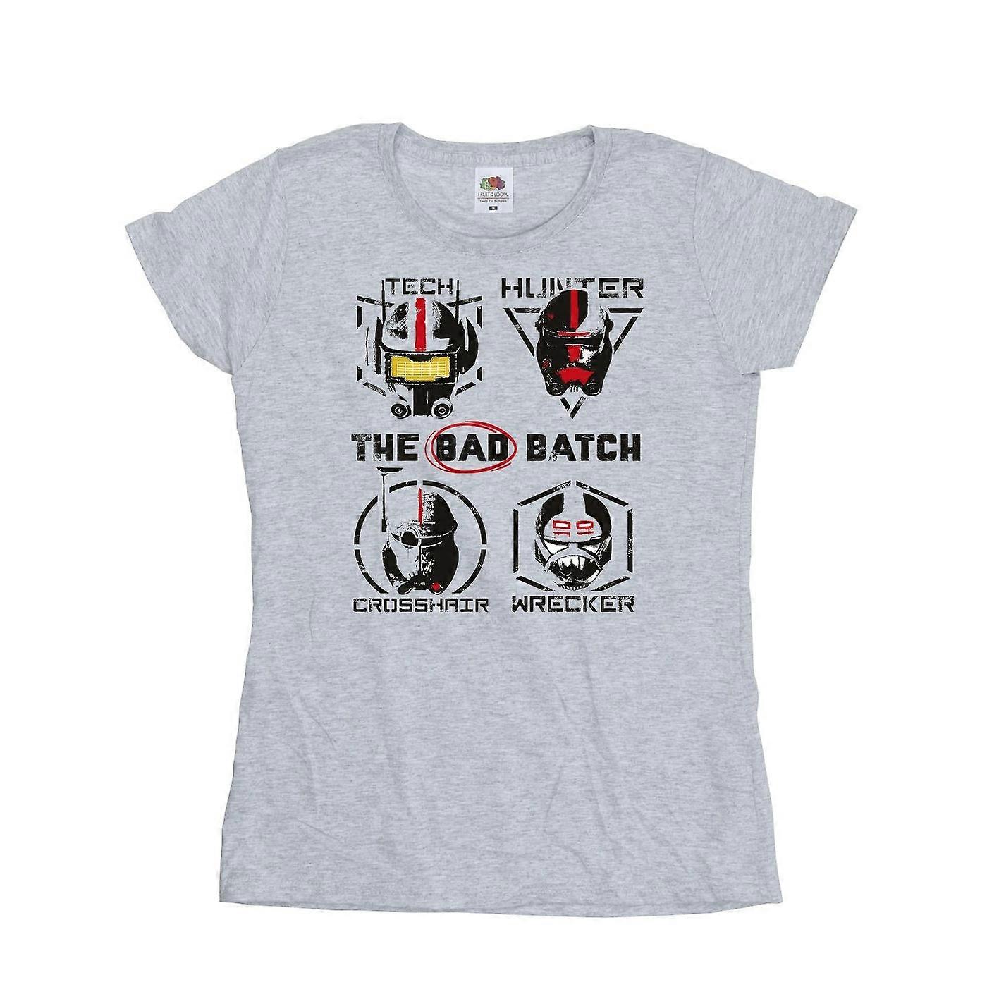 Star Wars: Bad Batch Mujer/Mujer Camiseta Clone Force 99 Algodón