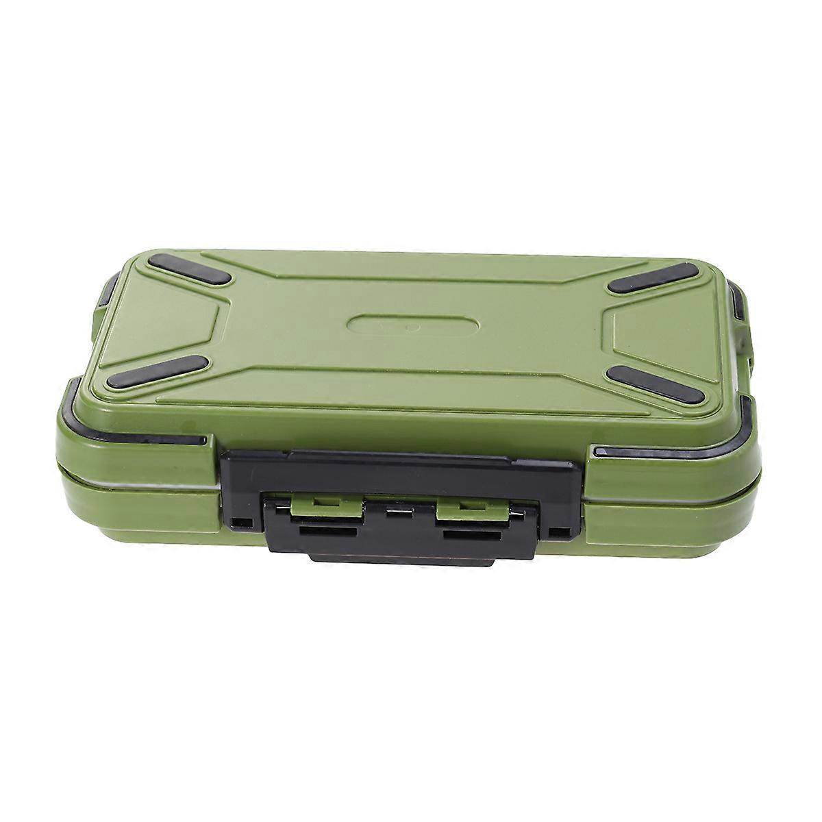 Fishing Box Hook Box Accessories for Fishing Use Waterproof Green