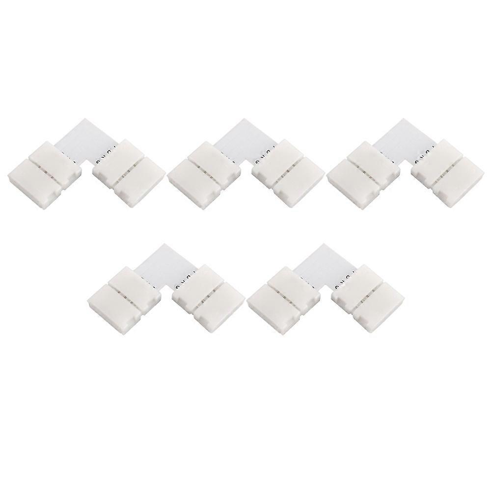 LED Strip Connector for Light Strip 12Pcs 5050 Clips White