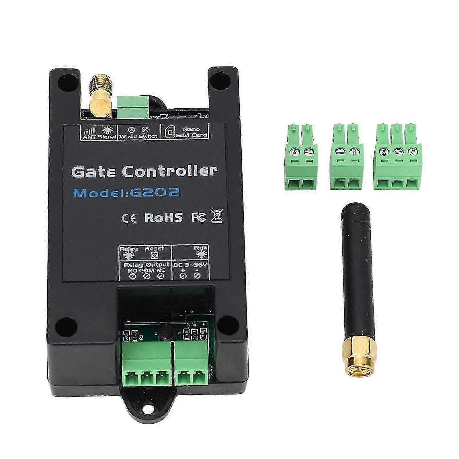 2025 4G Gate Smart Opener G202 Gate Remote Control SMS Command GSM Mobile Phone Access Controller Switch