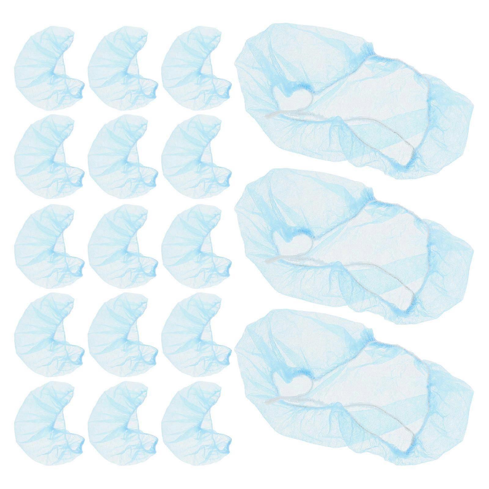 Disposable Beard Nets Elastic Design Food Service Compliance 100Pcs