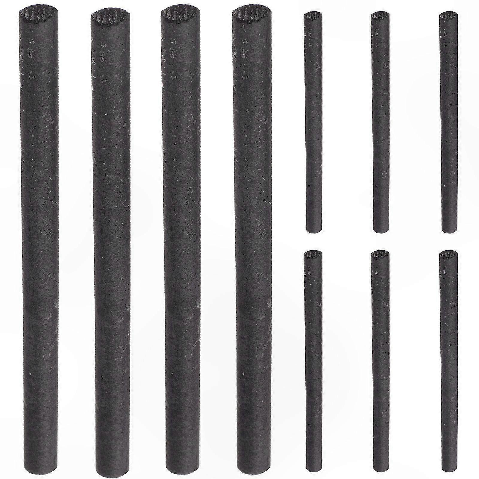 10-Pack 8mm Graphite Carbon Rods for Electrode Applications