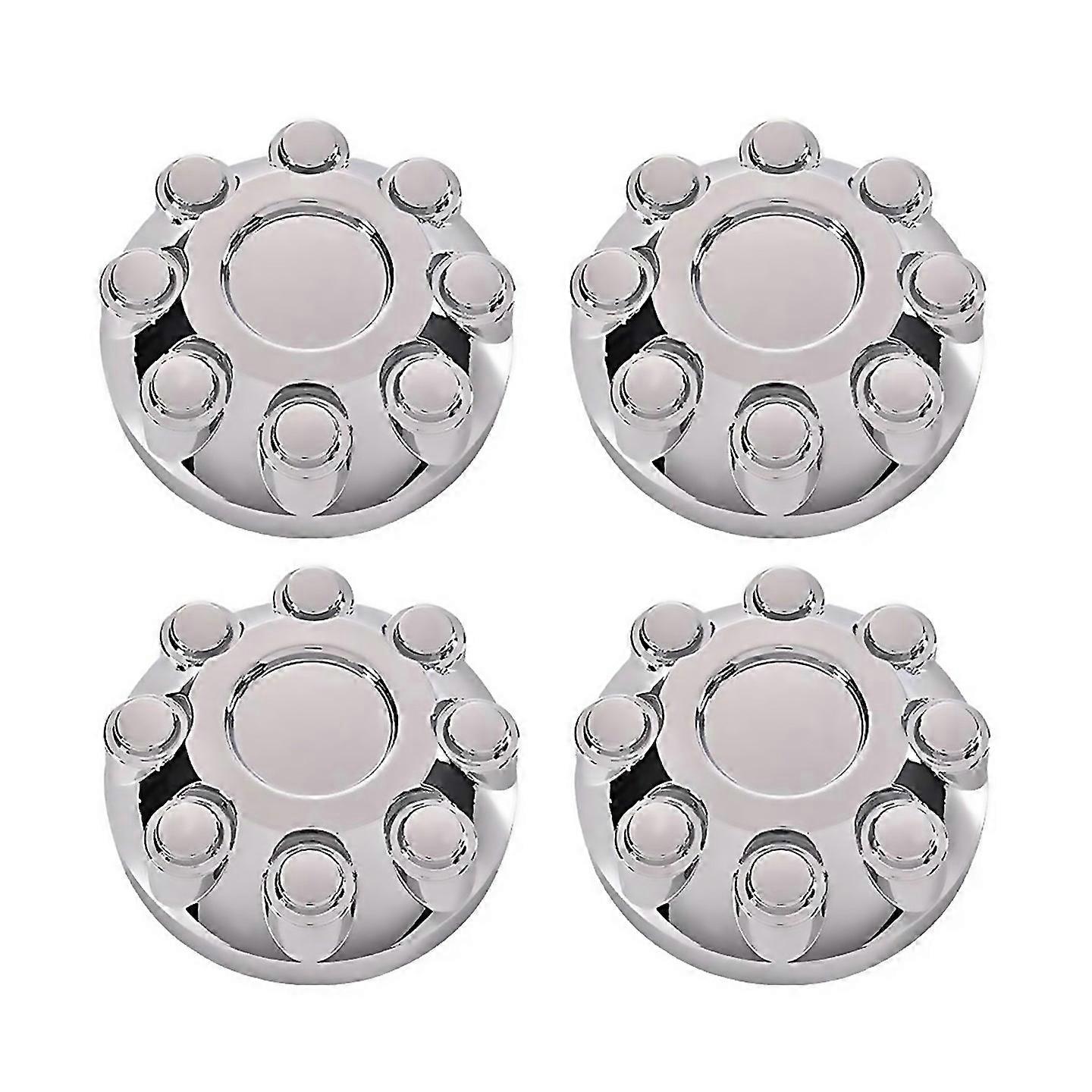 For 4pcs 17in Wheel Hub Center Caps Chrome 8 Lug For Ram 2500