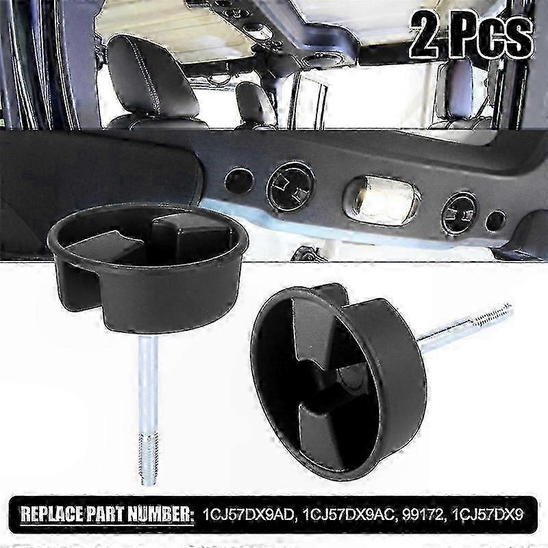 2Pcs Jeep Wrangler JK 2007-2017 Hard Top Mounting Screw Knobs 1CJ57DX9AD - Replacement Mounting Tabs