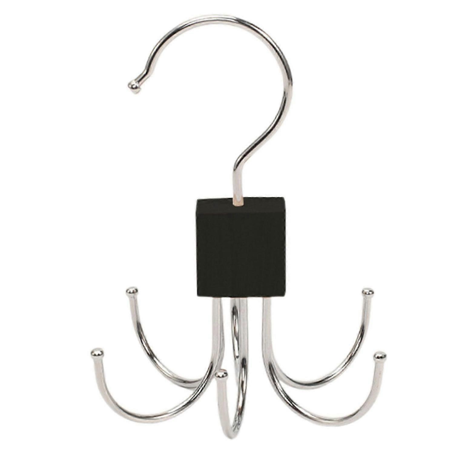 360° Rotating 6 Claw Multi-Function Hook Heavy Duty Universal Belt Holder Entryway Storage