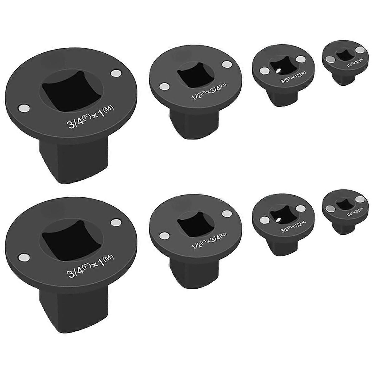 2set Low Profile Impact Socket Adapter Set,Versatile Insert Ratchet Drive Adapter Kit,for Impact ,Power Ratchet