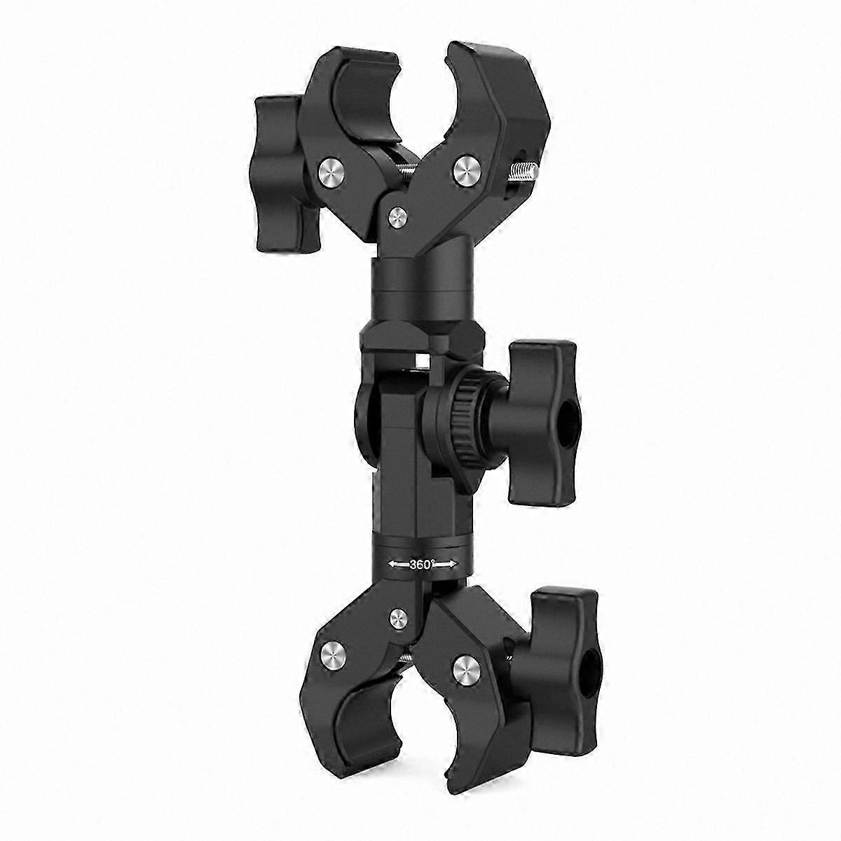 Universal Adjustable Mount Bracket for 360 Cameras, LED Lights, Monitors, and Motorcycle Selfie Sticks