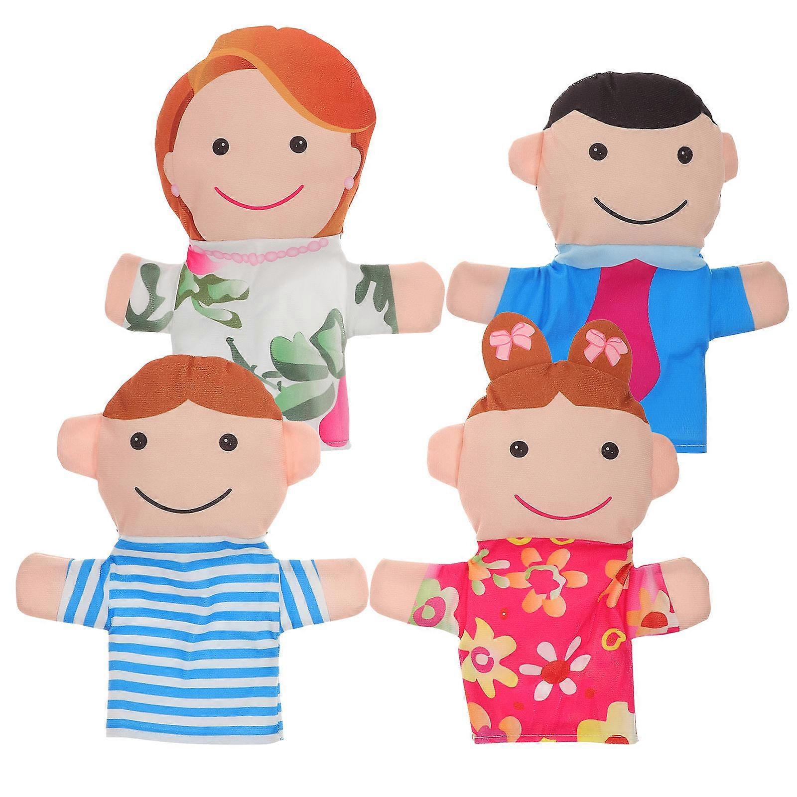 Hand Puppets for Toddlers Family Set for Storytelling 20 Pieces