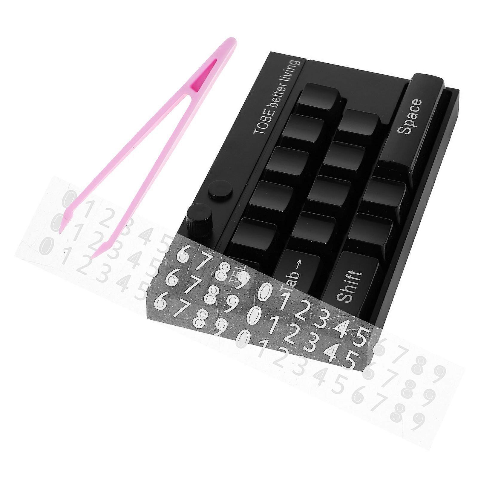 Temporary Parking Number Sign Dashboard Display Plate 4Pcs for Parking