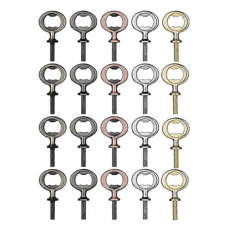 20PCS Metal Beer Opener, Flat Opener Inserts Kit, for DIY Projects