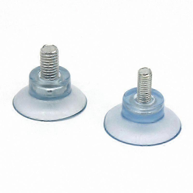 6 Pieces 30mm Threaded M6x15mm Suction Cups for General Use