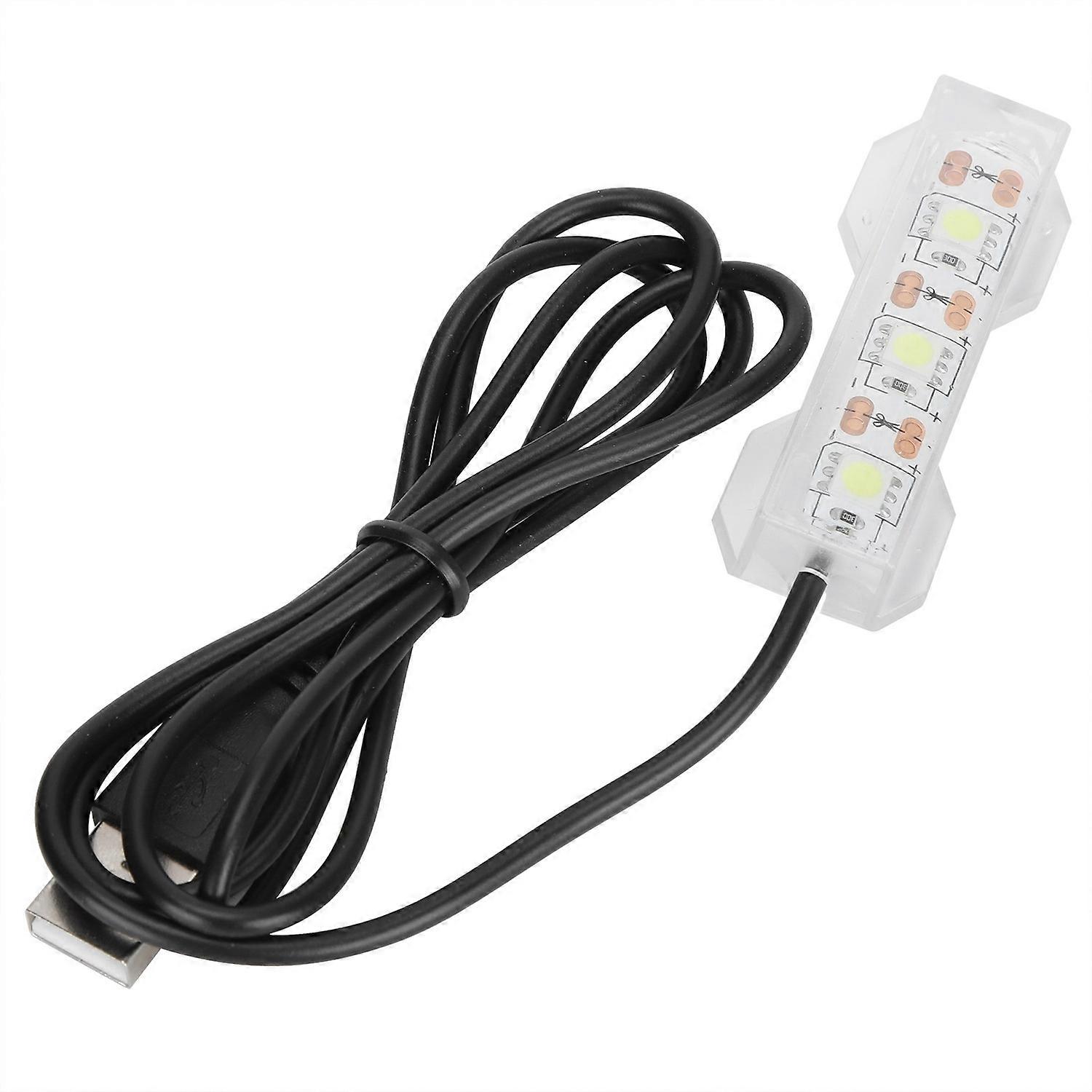 Feature:
1. Long servicelife, durable and effective LED lights emit soft light in the aquarium.
2. L