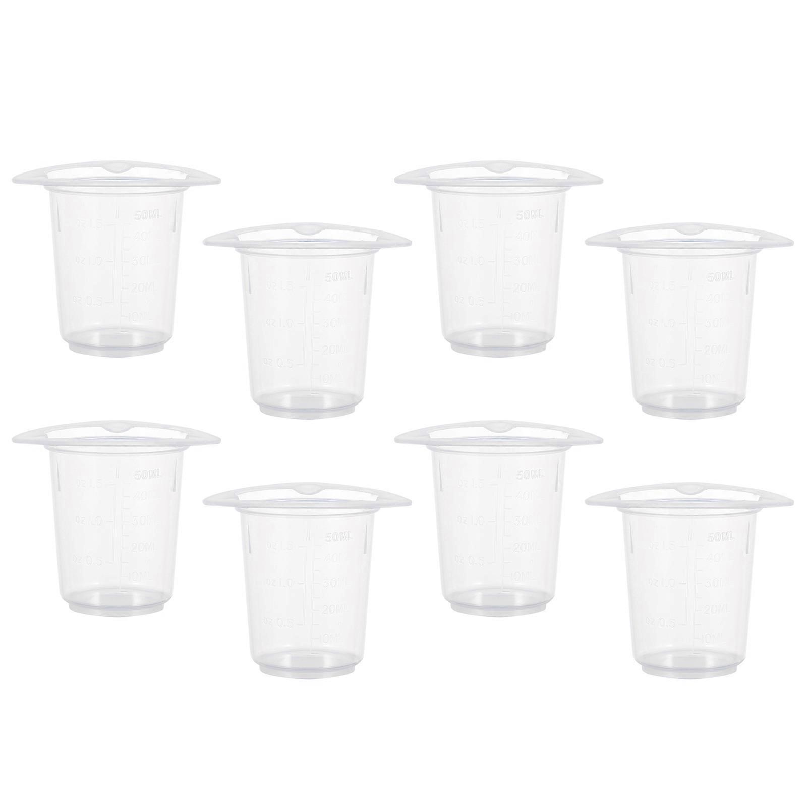 Graduated Beakers Plastic Measuring Cups for Laboratory 20Pcs Set