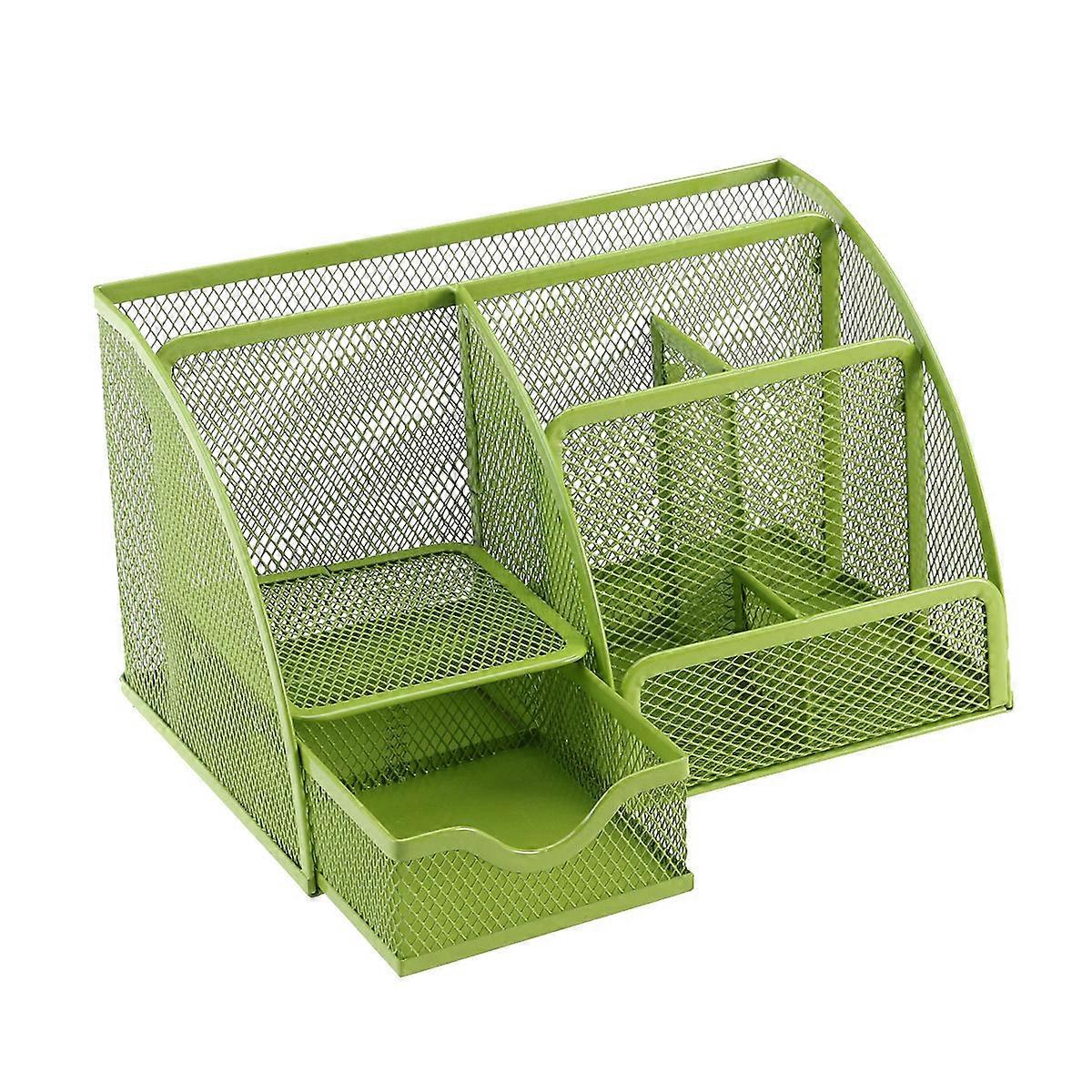 Pen Holder Iron Art Storage Container for Office Desk Use