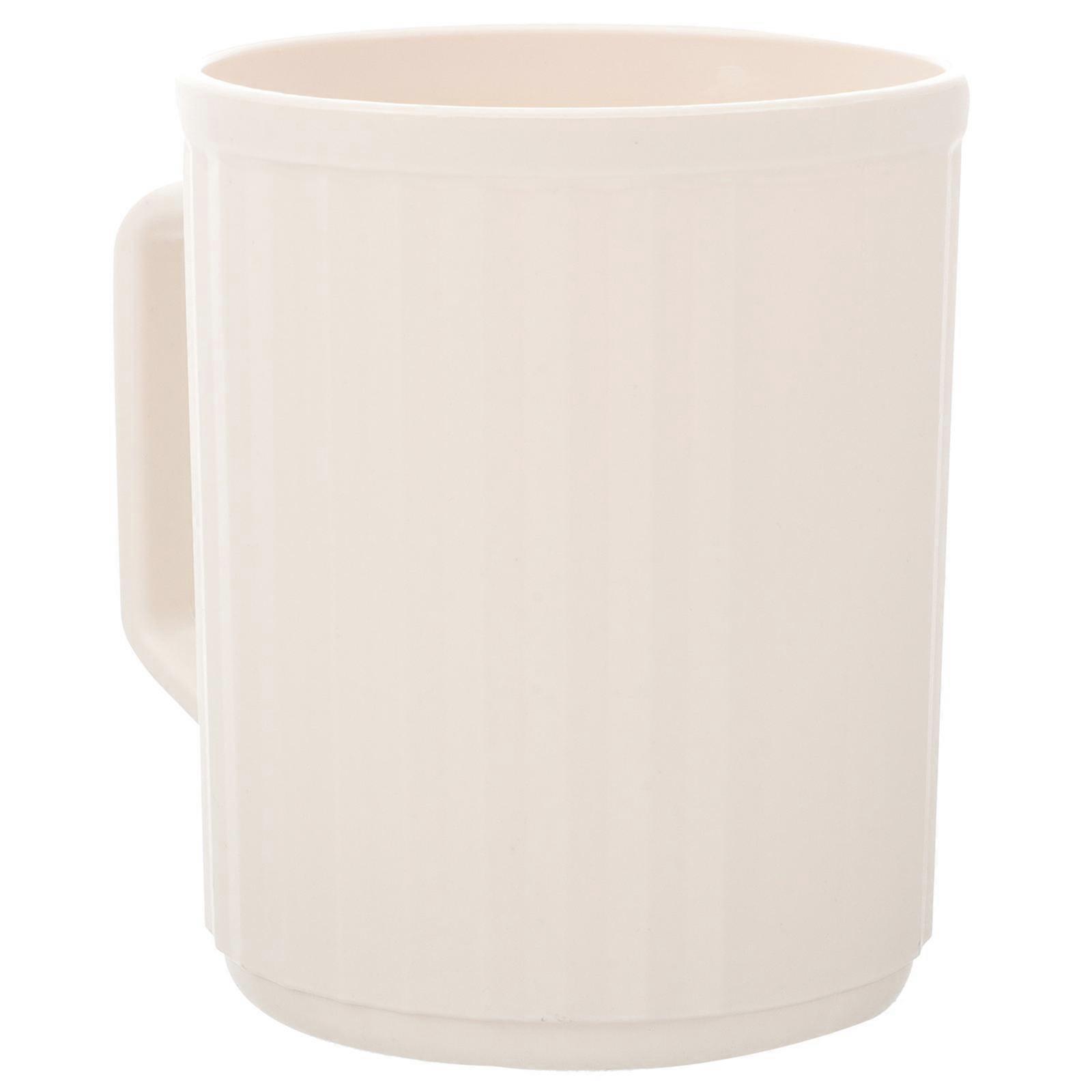 Tooth Brushing Cup Durable White for Storage Use 4Pcs Set